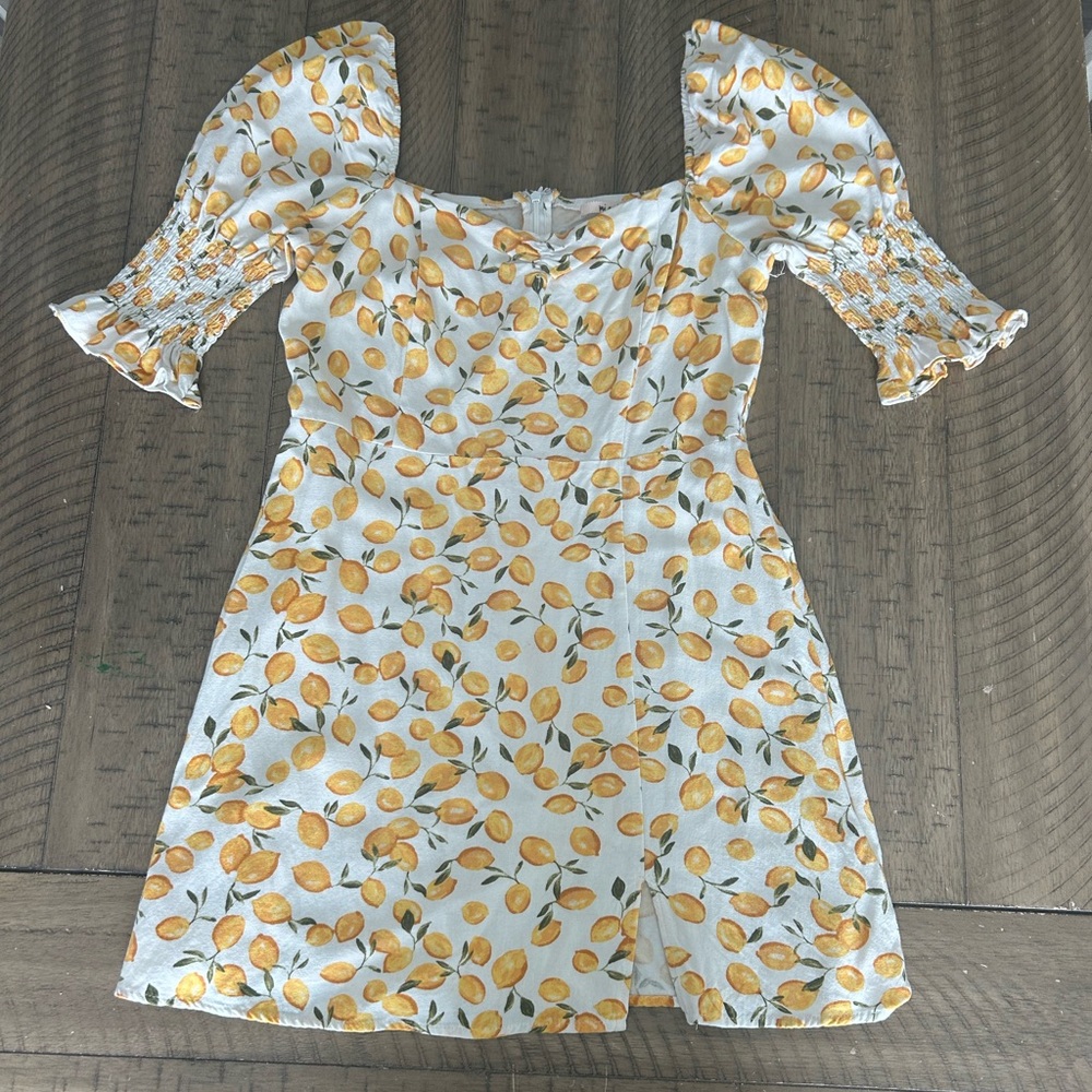 Lemon Print Mi Ami Summer Dress